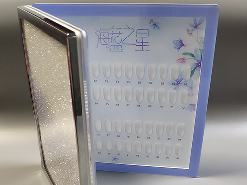 书型美甲色卡本